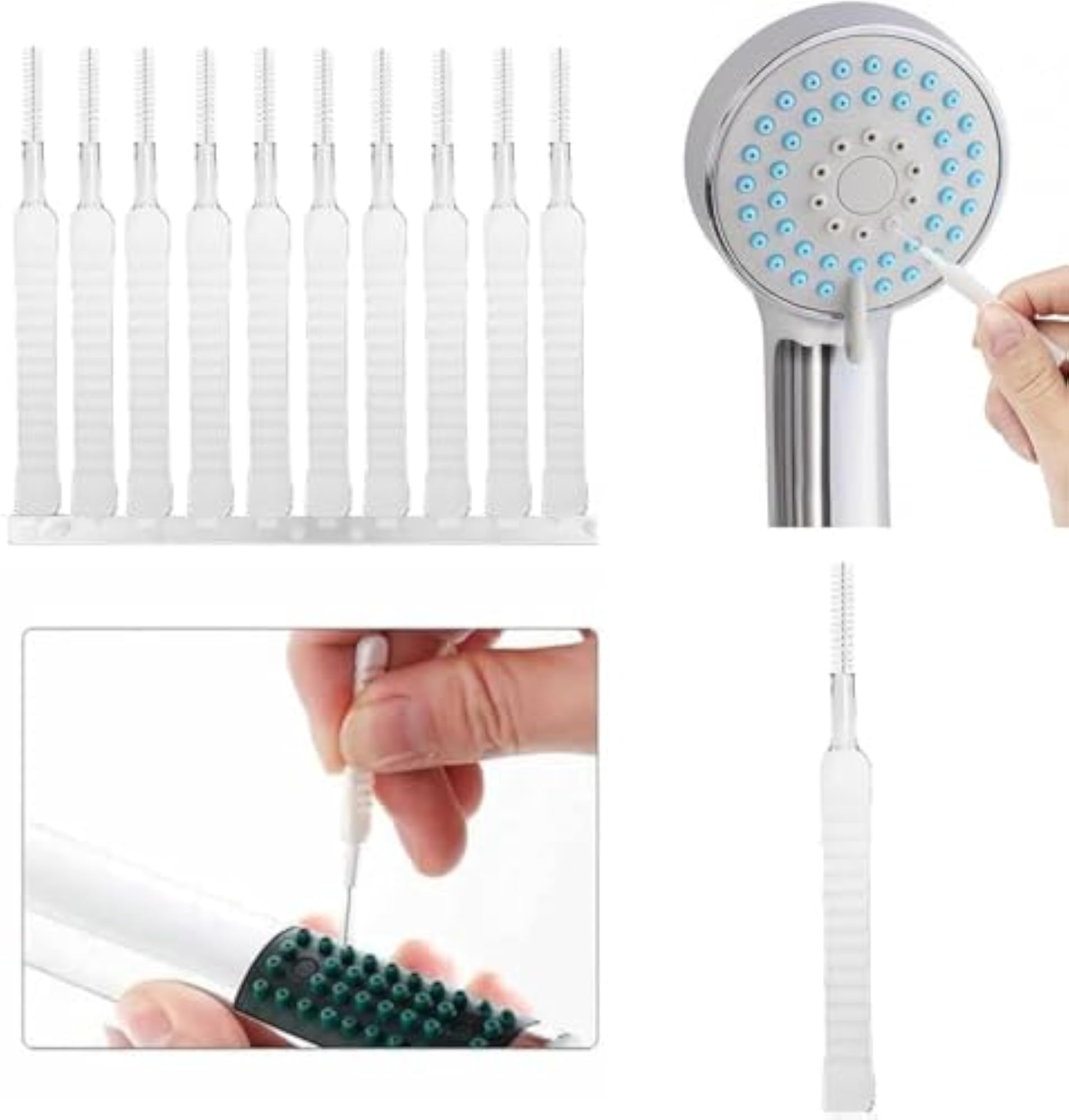 20 PCS Shower Nozzle Gap Hole Cleaning Brush Set