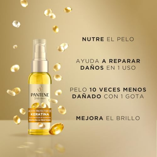 Miniatura 4 de Pantene Pro-V Repara Y Protege Aceite Protector Keratina 100ml Cuidado Intensivo. Aceite Nutritivo Diario Sin Aclarado. Ayuda A Reparar Daños En La Superficie Capilar En Un Uso. Pelo Seco Y Dañado
