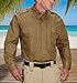 Propper Tactical Long Sleeve Ripstop Shirt – Epaulettes, Teflon Fabric Protection & Concealed Document Pockets for Public Safety in Coyote, Large Long