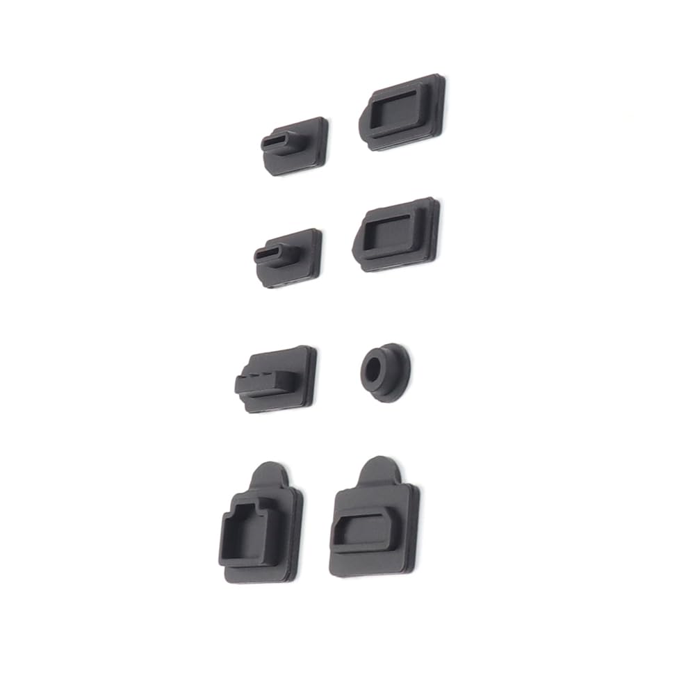 Prinxse Kit Antipolvere Per PlayStation 5 Con Spazzola - Set Di 7 Tappi E Filtri Per PS5 Slim, Pro, Digital E Disc