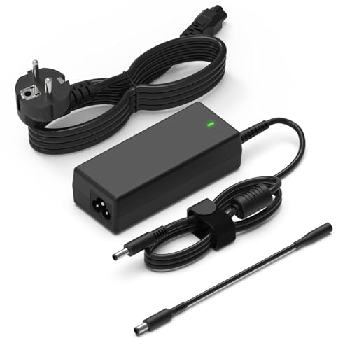Hafiuege Caricatore 65W Alimentatore Compatibile con Dell Inspiron e Latitude – Adattatore AC con Spina 4.5x3.0mm per Serie 3000/5000/7000