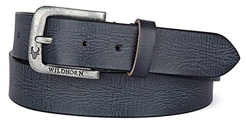 Image of WildHorn Classic Genuine Leather Belt for Men - Stylish and Durable with Adjustable Fit
