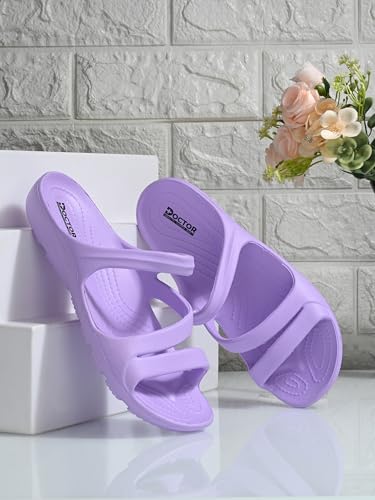 Image of DOCTOR HEALTH SUPER SOFT Women's Orthopedic Sandals And Slippers | Lightweight Anti-Skid Comfort Slides for Heel Pain Relief | Soft Cushion Sole Footwear for Everyday Use