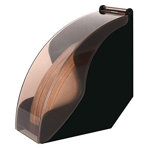 Sanbo Coffee Dust Proof Filter Paper Holder with Cover (Plastic -Black)