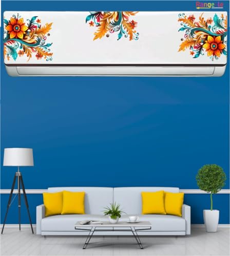 Image of 'Abstract colour splash illustration'' AC Sticker (96 cm x30 cmx 24 cm) (Multicolour 1)
