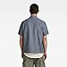 G-STAR Pocketony Short Sleeve Button Down Shirt, Nitro/White, Large