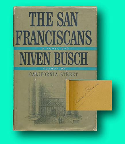 Niven BUSCH / The San Franciscans Signed 1st Ed... B09MM2CZGJ Book Cover
