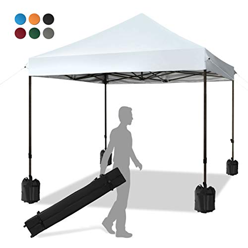 KITADIN Pop up Canopy Tent 10x10 FT Commercial Instant Shelter Outdoor Canopies