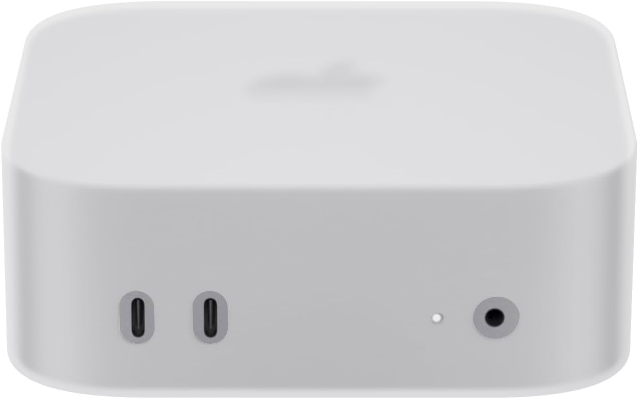 Protective Silicone Cover for Mac mini M4/M4 Pro 2024 Shockproof,Dustproof, Waterproof,Anti-Scratch (White)
