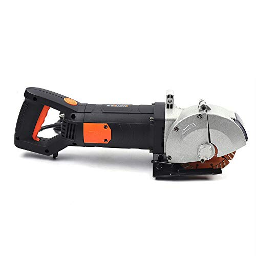 OUKANING Handkreissäge 4800W Mauernutfräse Elektrische Mauernutfräse Schlitzfräser Wandschlitzer 42mm 5 Trennscheiben – Bild 8