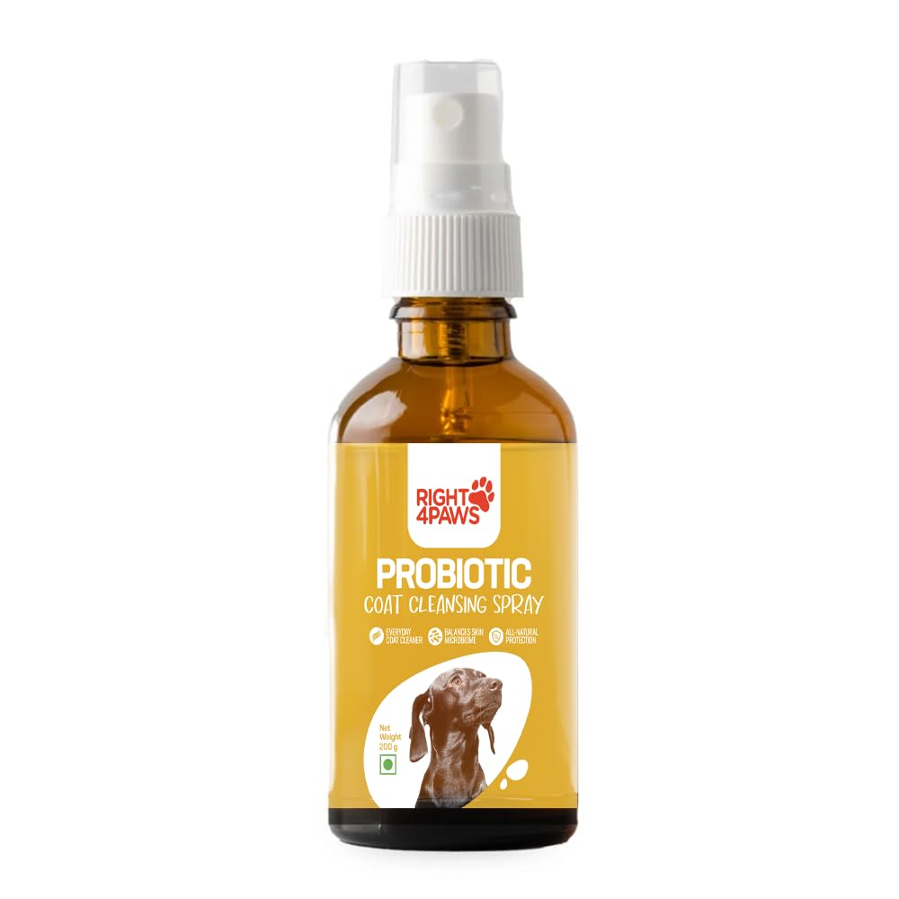 RIGHT4PAWS 200ml Coat Dog Cleanser - Probiotic Daily Coat Cleanser Spray with Repellent Properties, Sustainable & eco-Friendly to Clean Your Pets - Protect from Skin Infection (B0B28PFDDJ) Amazon Price History, Amazon Price Tracker
