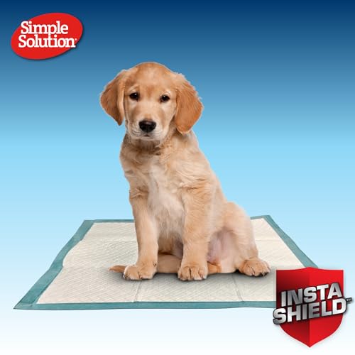 Simple Solution Absorbierende Premium Hunde- und Welpentrainingspads - Packung mit 100 Stück