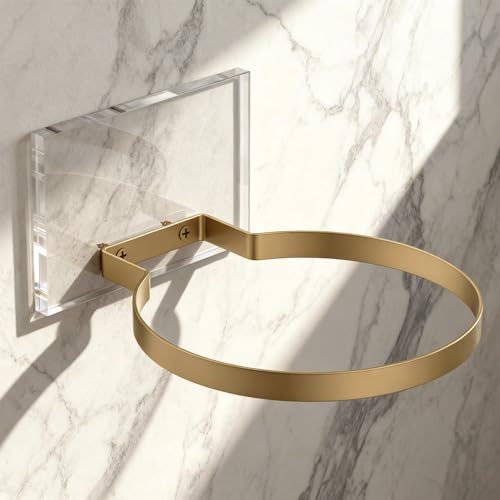 CANCLEAR Basketball Holder Wall Mount, Acrylic Ball Display Rack for Boys Room Decor, Wall Mounted Ball Storage Stand for Basketball, Soccer, Volleyball & Football, Clear - 1Pack