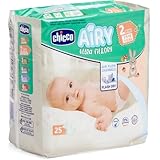 Chicco Airy Ultra Fit&Dry Mini Talla 2 Pañales para Bebés 3-6 kg, 25 unidades