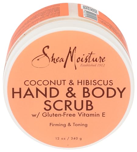 Exfoliant Shea Moisture Coconut & Hibiscus contre le relâchement cutané