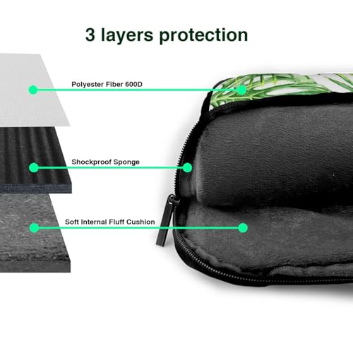 Bolsa porta laptop con estampado exótico resistente al agua y asas reforzadas 6