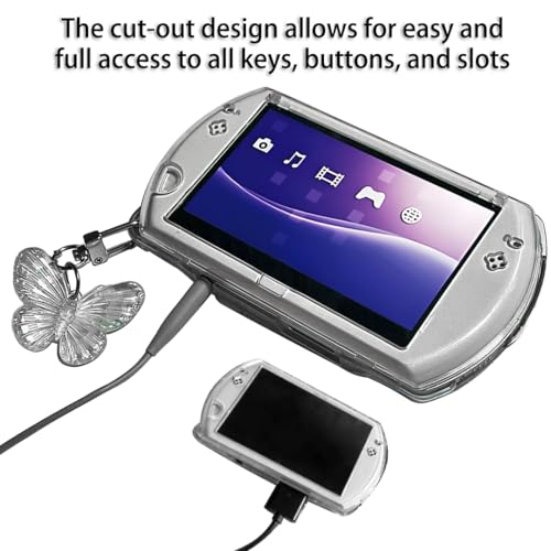 Image of OSTENT Protector Clear Crystal Hard Case Cover Skin Compatible for Sony PSP Go