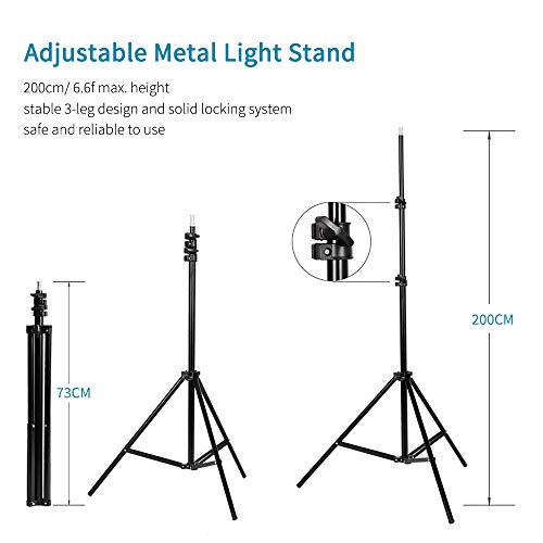 image for Andoer Photography Studio Softbox Lighting Kit Including 3pcs 45W Bi-C