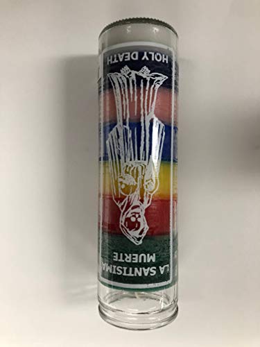 7 Color Santa Murte (Holy Death) Brilux Candle