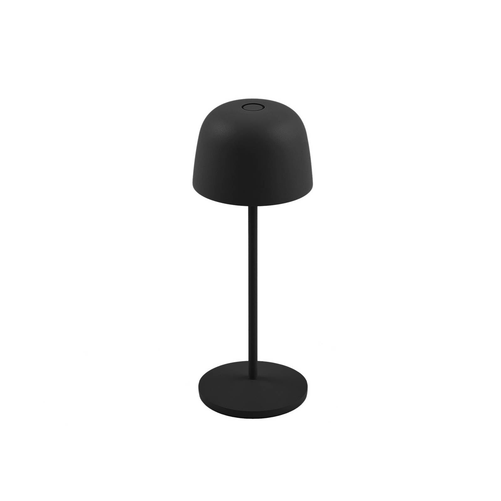 Lindby LED Arietty Touchdimmer Lampe – Schwarz aus Aluminium, IP54, 1-flammig