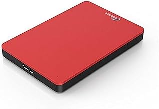Sonnics 320 GO Rouge Disque dur externe portable USB 3.0 Super rapide Vitesse de transfert pour une utilisation avec un PC Windows, Apple Mac, Xbox One et PS4
