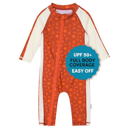Image of SwimZip Boys' Long-Sleeve UPF 50+ Swimsuit for Baby, Toddler, & Little Boys