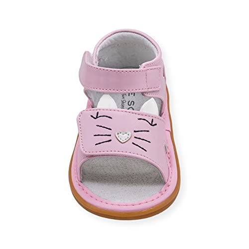 Image of Wee Squeak Toddler Squeaky Sandals with Removable Squeaker in Fun Styles & Colors for Boys and Girls