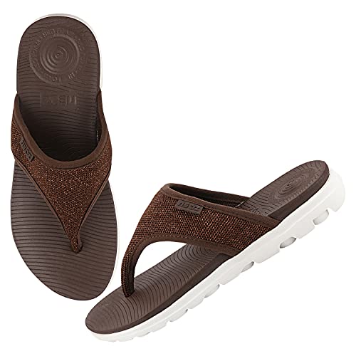 Image of URJO womens Trend-1 Women's Flipflops With Levirex for 40% Less Pressure Arch Support & Anti-skid Comfort By Neo Slipper