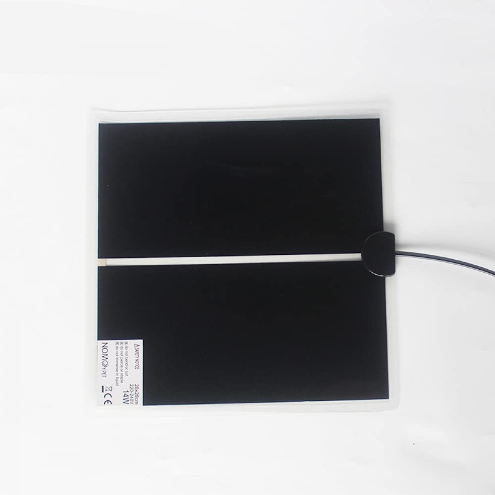 LSQ Tappetino riscaldante per Animali Domestici per rettili, Tappetino riscaldante per Tappetino riscaldante per rettili sotto Il Serbatoio con regolatore di temperatura-20w