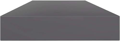 Miniatura 649 de Juego de 4 tableros de estantería, paneles de repuesto, unidades de almacenamiento, estantes de exhibición organizadores, gris hormigón, 31.5 x 11.8