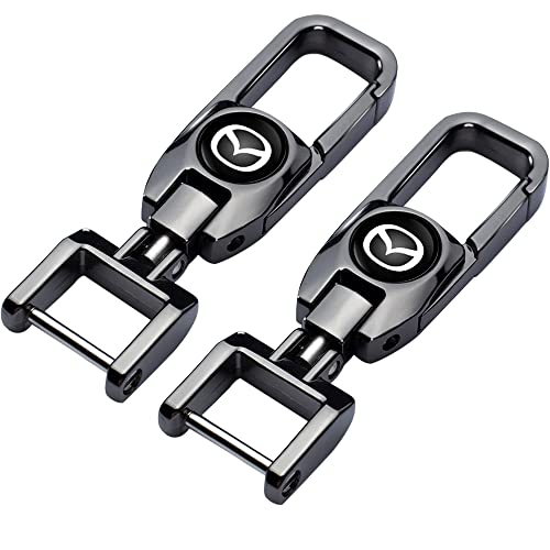 2 Pcs Car Keyring Metal Keychains Compatible With Mazda Cx7 Cx5 Cx9 Cx-5 Cx3 Mx-5 Protege Valet Rotary Rx8 Series Key Chain For Man And Woman Keyrings Car Accessories #TOP1