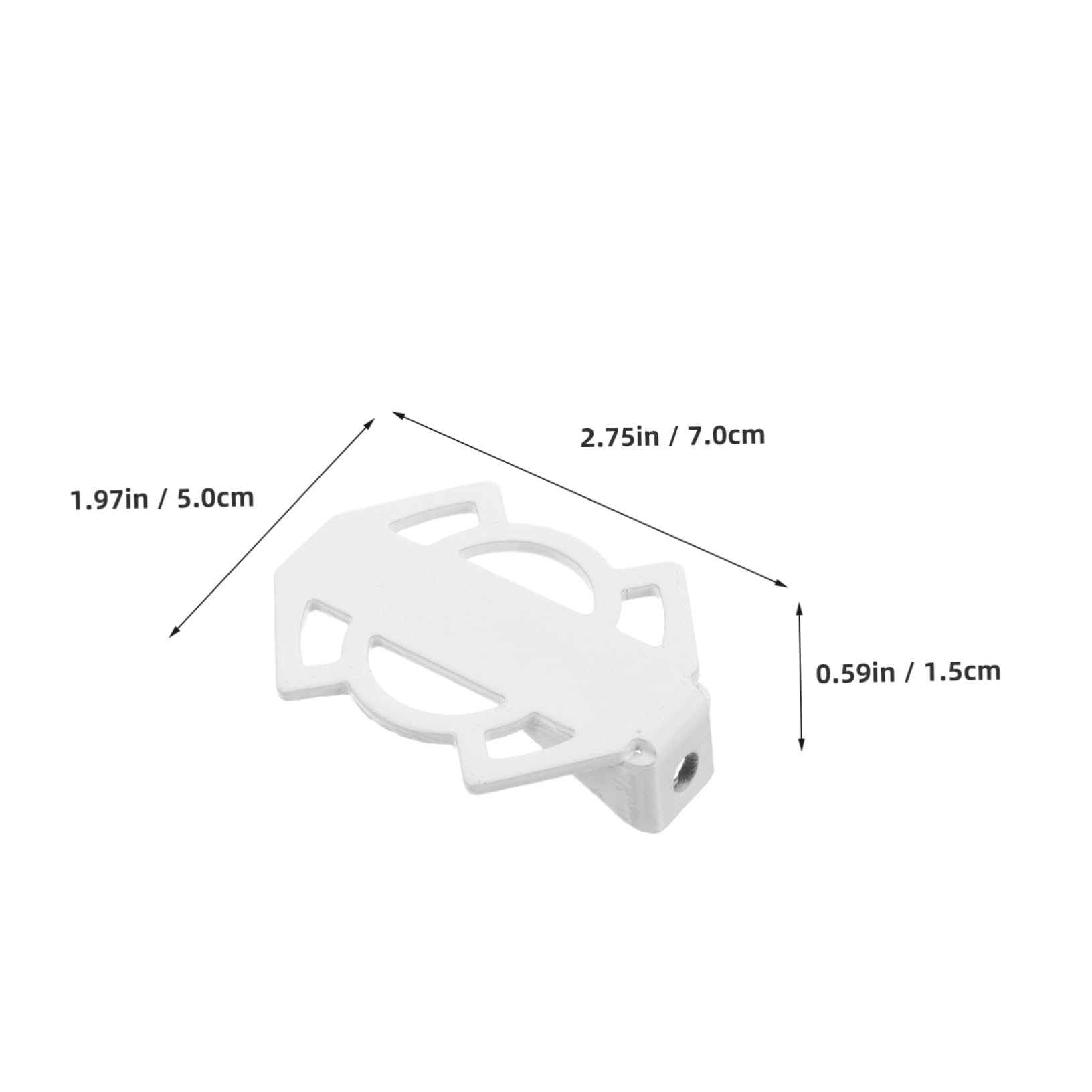 SUPVOX 1 Pair Mountain Bike Rear Foot Pegs Non Slip Heavy Duty Steel Pedals for Folding Secure Footrest for Stable Riding Rough Terrain