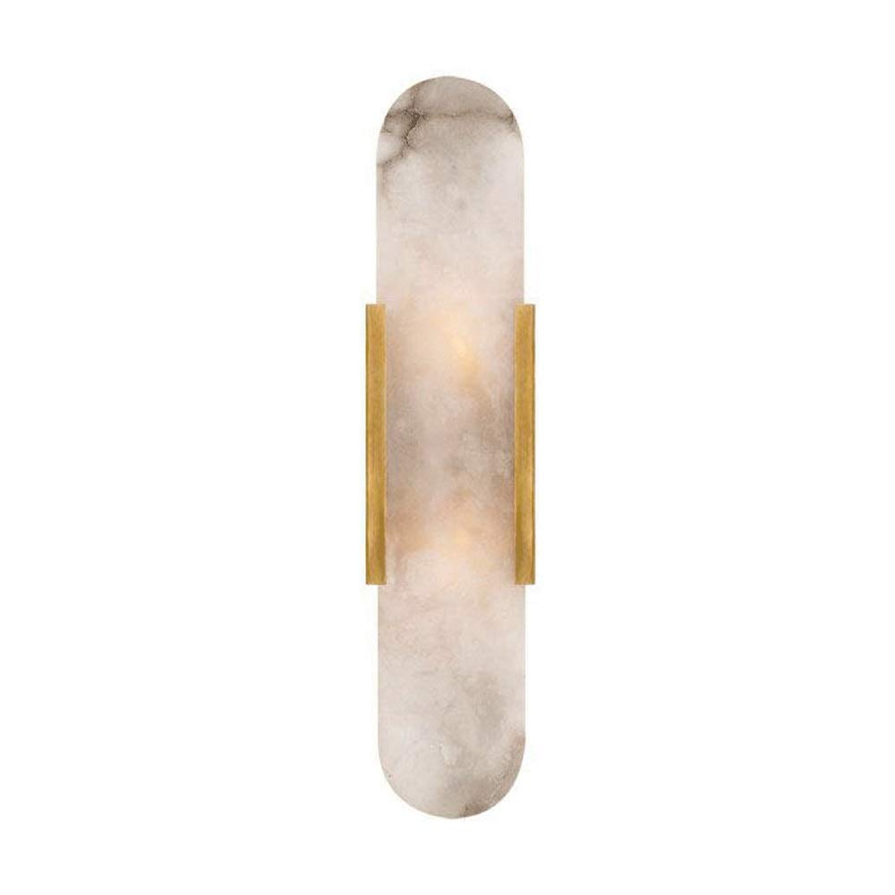 G4 LED Sconce Modern Wall Lamp Bedroom Living Room Marble Wall lighting Background Wall Mount Lights Bedside Corridor Stair Light Indoor Home Lights Fixture (Color: Gold)