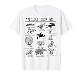 All Animals of The World - Vintage Funny Animal Meme Name T-Shirt