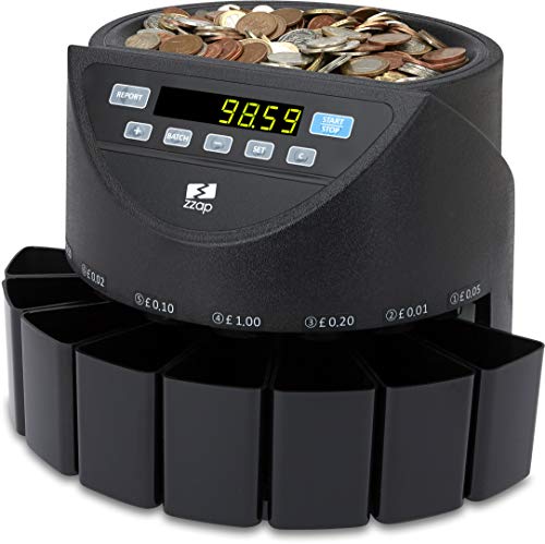 ZZap CS20 Automatic Coin Counter & Sorter