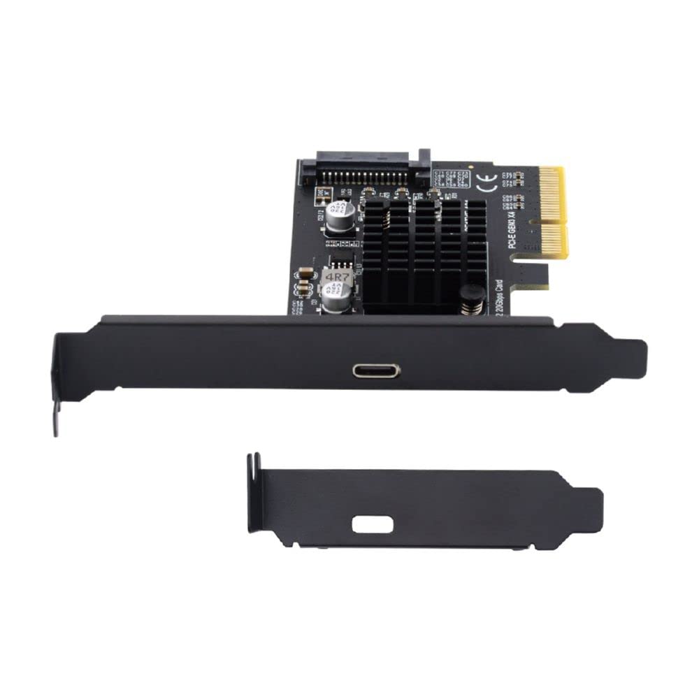 Xiwai Adaptateur USB 3.2 Gen2 Type-C USB-C vers PCI-E 4X Express pour carte mère de bureau 20 Gbit/s