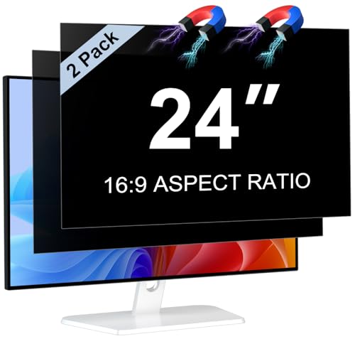 2 STÜCK 24 Zoll Bildschirm Magnetischer Blickschutzfilter für 16:9 Seitenverhältnis, Blendfrei Blaulichtfilter Monitor 24\" Privacy Screen Sichtschutzfolie, Abnehmbarer Computer Sichtschutzfilter 2 STÜCK 24 Zoll Bildschirm Magnetischer Blickschutzfilter für 16:9 Seitenverhältnis, Blendfrei Blaulichtfilter Monitor 24\" Privacy Screen Sichtschutzfolie, Abnehmbarer Computer Sichtschutzfilter