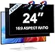 2 STÜCK 24 Zoll Bildschirm Magnetischer Blickschutzfilter für 16:9 Seitenverhältnis, Blendfrei Blaulichtfilter Monitor 24 Privacy Screen Sichtschutzfolie, Abnehmbarer Computer Sichtschutzfilter