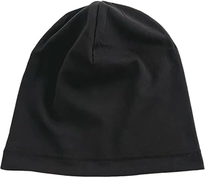 Emf Protection Beanies Cap,Unisex Faraday Hat,Microwave Radiation Blocking Stretch Cap Black