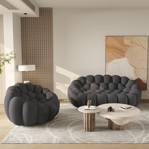 WJShome 79.5 ‘’Modern Extra Deep Seats Bubble Sofa Couches for