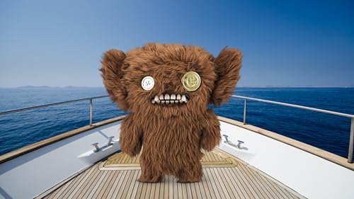 Fuggler Gold Fuggs by ZURU Funny Ugly Monster, Plush, Collectible, Toy (Grumpy Grumps - Eyes) - Thumbnail 5