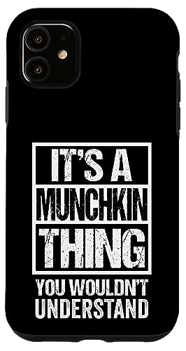 Funny Munchkin Breed Breeder Quote Munchkin Cat Lover �X�}�z�P�[�X iPhone 11 �p