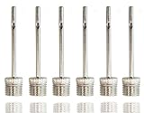 TK Gruppe Timo Klingler 6X Ballpumpe Deutsches Schraubgewinde Ballnadeln Adapter Set Nadeln Ersatznadeln Ventilnadeln Nadelv (6X Stück)