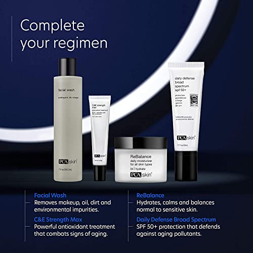 PCA SKIN C&E Strength Max Antioxidant Corrective Cream - Anti Aging Face Serum with Maximum Strength Vitamins C&E for Brightening Dark Spots & Minimizing Fine Lines & Wrinkles , 1 Fl Oz (Pack of 1)