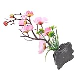 SOLUSTRE Künstliche Blumen Deko für Sushi und Japanische Kaltgerichte 1 Stück Kleine Tellerverzierung mit Kreativen Blumenmotiven für Sushi Liebhaber und Tischdekoration