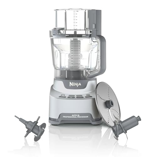 Ninja® Professional XL Food Processor, NF700, 1000-Watt Motor, Auto-iQ Preset Programs, Variable Speed, 12-Cup Capacity, Versatile Kitchen Appliance for Chopping, Slicing, Shredding, Dough Mixing Ninja® Professional XL Food Processor, NF700, 1000-Watt Motor, Auto-iQ Preset Programs, Variable Speed, 12-Cup Capacity, Versatile Kitchen Appliance for Chopping, Slicing, Shredding, Dough Mixing
