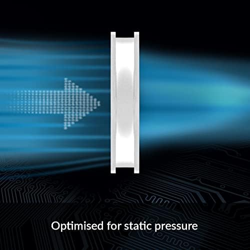 ARCTIC P12 PWM PST - 120 mm Case Fan with PWM Sharing Technology (PST), Pressure-optimised, quiet motor, Computer, Fan Speed: 200-1800 RPM - White