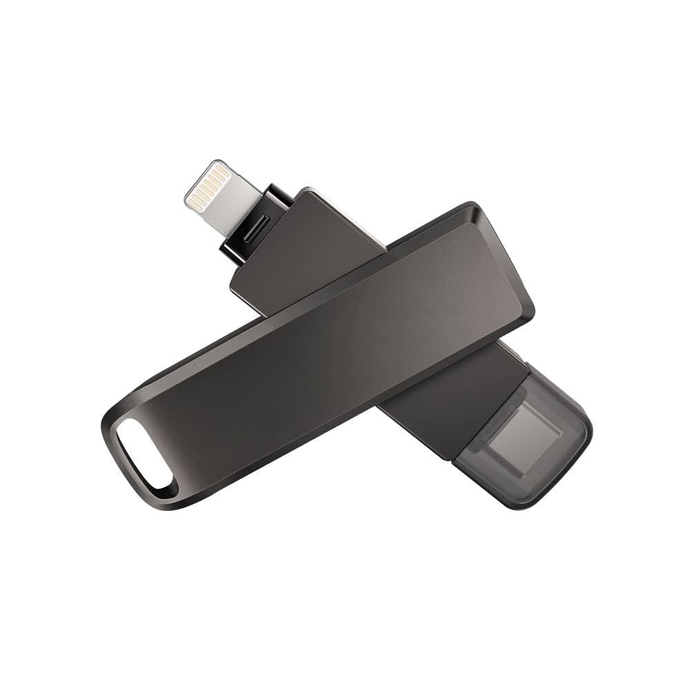Connect 128 GB USB 3.0 Flash Drive Luxe for iPhone, iPad Pro, MAC Devices, Type-C Android Phone & Other Devices (2 Years Warranty)-image-36
