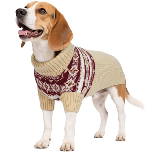 Pull chaud pour chiens de grande taille style décontracté