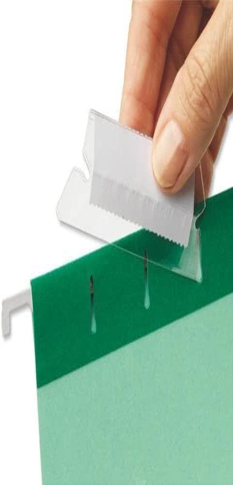 Esselte94613 Classic Spare Labels for Suspension Files, 50mm, White, Pack of 100